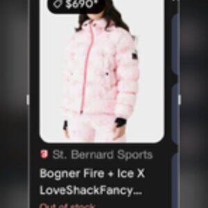 X LoveShackFancy Women's Rosetta Jacket